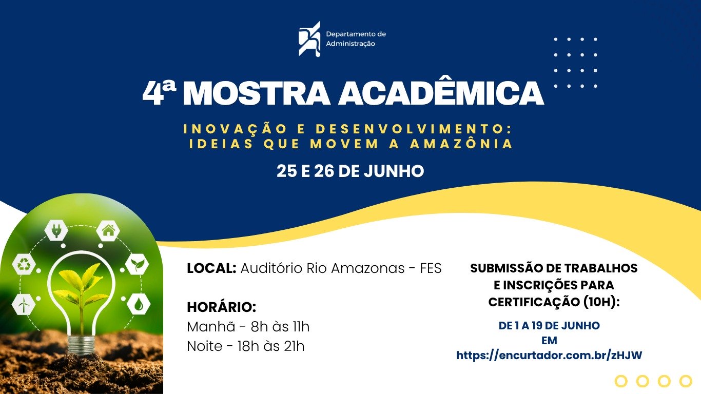 4ª Mostra Acadêmica do Curso de Administração